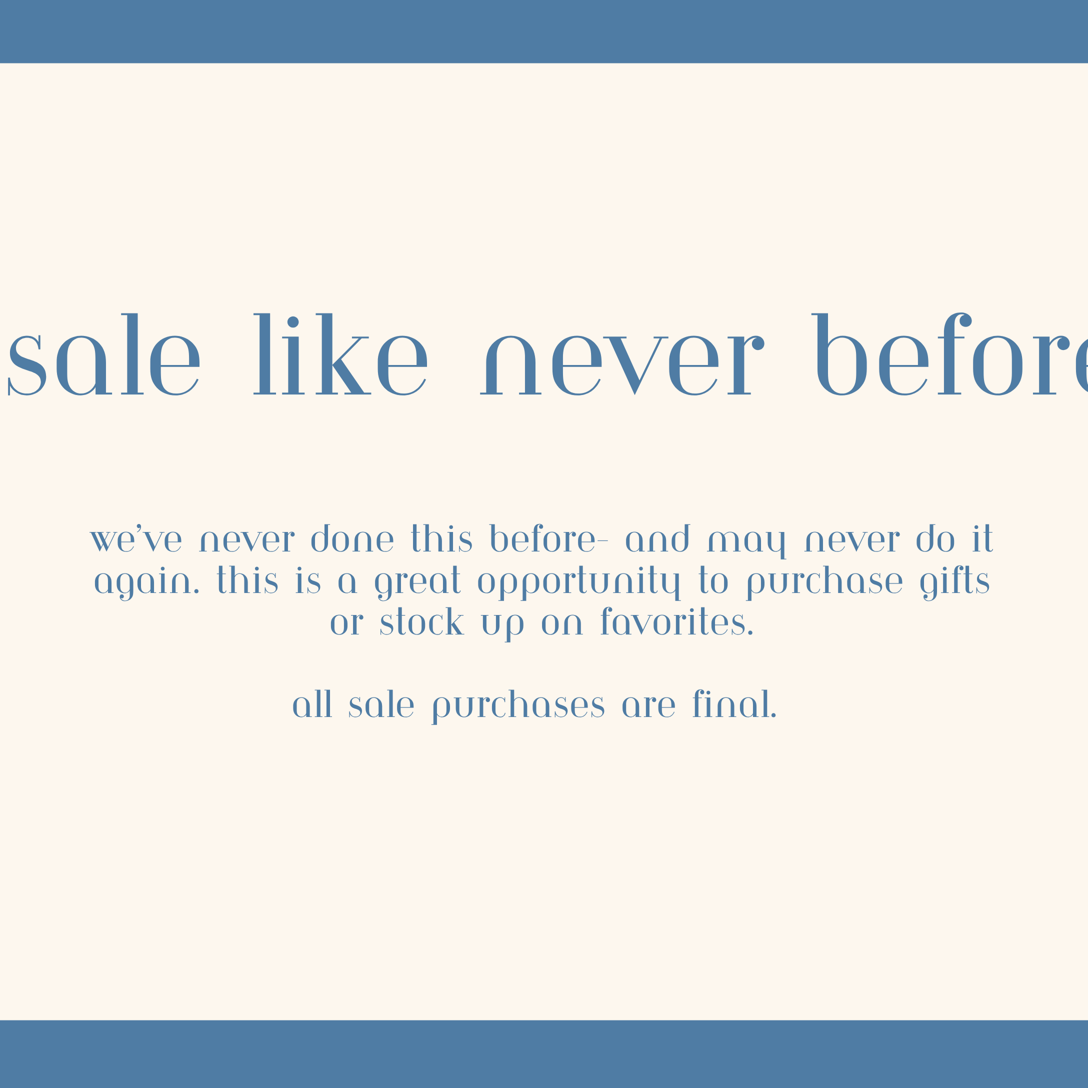 good bye summer sale_m donohue collection