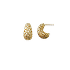 gold woven hoop earrings_m donohue collection