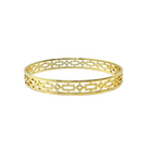 18k gold-plated brass bangle bracelet_m donohue collection